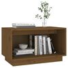 vidaXL TV Stand Honey brown Solid pine wood Compact TV Stand