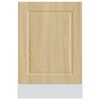 vidaXL Dishwasher Panel Sonoma Oak Engineered Wood Medium Tough