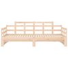 vidaXL Day Bed Natural Wood Solid pine wood Fits 31.5 x 79 in mattress
