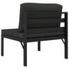 vidaXL 2-seater Outdoor Sofa Anthracite