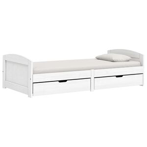 vidaXL Day Bed White Solid pine wood, engineered wood 35.4 x 78.7 in