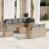 vidaXL Garden Sofa Set Beige