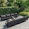 vidaXL Garden Lounge Set Dark Grey