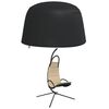 vidaXL Hanging Egg Chair Cover Black 420D Oxford fabric with PU coating