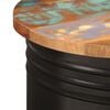 vidaXL Coffee Table Multicolor Solid Reclaimed Wood, Powder-Coated Steel