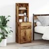 vidaXL Bedside Cabinet Old wood Engineered wood Extra Tall