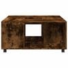 vidaXL Coffee Table Smoked Oak Engineered Wood Medium Coffee Table
