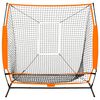 vidaXL Multisport Baseball Practice Net Black 68.5"x29.9"x62.4"