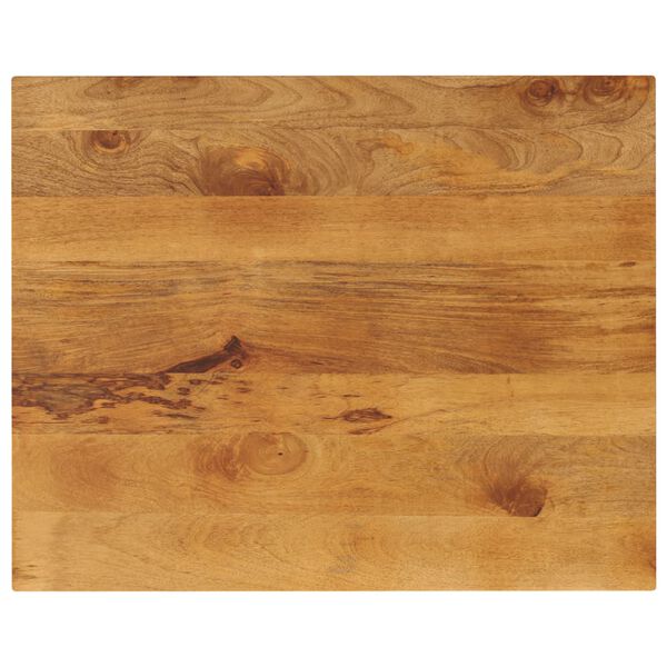 vidaXL Table Top 35.4"x31.5"x1.5" Rectangular Solid Wood Mango