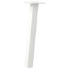 vidaXL Coffee Table Leg White Powder-coated steel Compact Durable