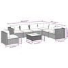 vidaXL Garden Lounge Set Grey, Anthracite