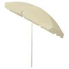 vidaXL Beach Parasol Sand Yellow 118.1"