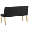 vidaXL Bench Black Velvet Standard Classic/Traditional Bench