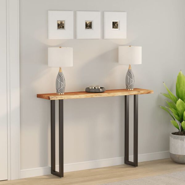 vidaXL Table Top Natural wood Solid Acacia wood 55.1 x 11.8 x 1.5 in