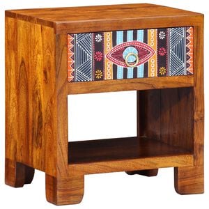 vidaXL Sideboard with Drawer Multicolour 15.75 x 13.78 x 17.72 in