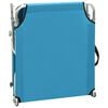 vidaXL Sun Lounger Turquoise and Blue