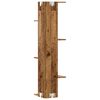 vidaXL Wall Corner Shelf Old Wood Engineered Wood 55.1 in tall Modern