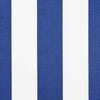 vidaXL Retractable Awning Manual Blue and anthracite 137.80" x 98.43