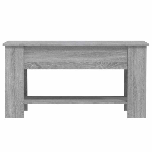 vidaXL Coffee Table Gray Sonoma Engineered wood Medium Convertible