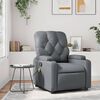 vidaXL Massage Recliner Chair Grey
