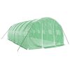 vidaXL Greenhouse Green PE (polyethylene), galvanized steel Large