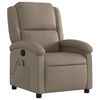 vidaXL Massage Recliner Chair Cappuccino