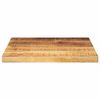 vidaXL Table Top 19.7"x19.7"x1" Square Solid Wood Rough Mango