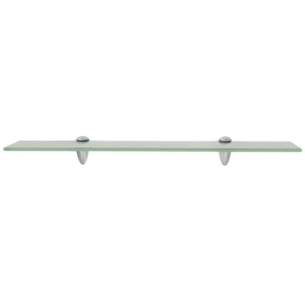 vidaXL Floating Shelf Set of 2 Frosted Tempered safety glass