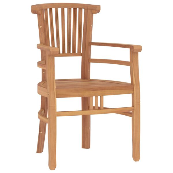 vidaXL Garden Dining Set Natural Teak Solid teak wood Medium Durable