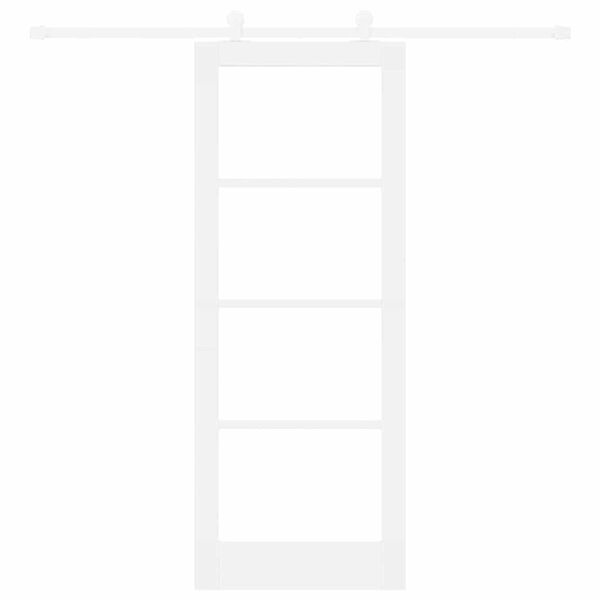 vidaXL Sliding Door ORKDAL White 30.71 x 79.53 in