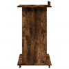 vidaXL Lectern Smoked oak Engineered wood 21.7x21.7x42.1 in Tiltable