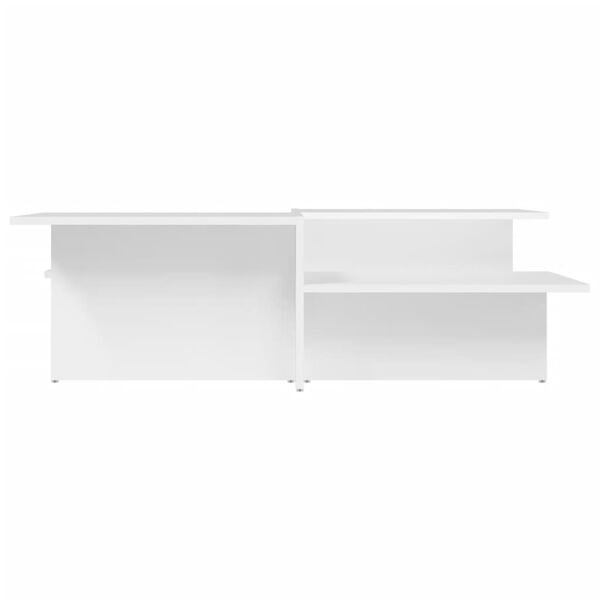 vidaXL Coffee Table Set of 2 White Engineered wood Standard
