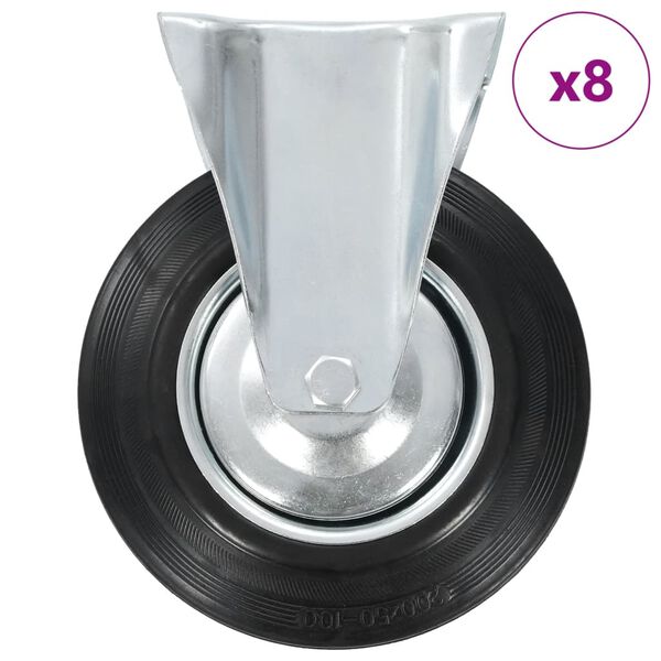 vidaXL 8 pcs Fixed Casters 7.87 " (2x143453)