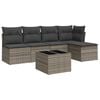 vidaXL Garden Sofa Set Grey