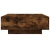 vidaXL Coffee Table Smoked oak Engineered wood Medium Durable