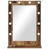 vidaXL Vanity Mirror with Mirror Sonoma Oak 27.56 x 19.69 x 7.09 in