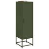 vidaXL Highboard Olive Green Steel Cabinet Rectangular Industrial