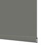 vidaXL Roller Blind Grey Polyester, Aluminium 45.3 in wide, 51.2 in high