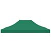 vidaXL Party Tent Roof 13.1x9.8' Green 2.95 oz/ft²