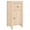vidaXL Sideboard Set of 2 Pine Solid pine wood Standard Sideboard