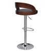 vidaXL Bar Stool Set of 2 Black, Brown