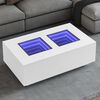 vidaXL Coffee Table White Engineered wood 45.7 x 27.2 x 15.7 in