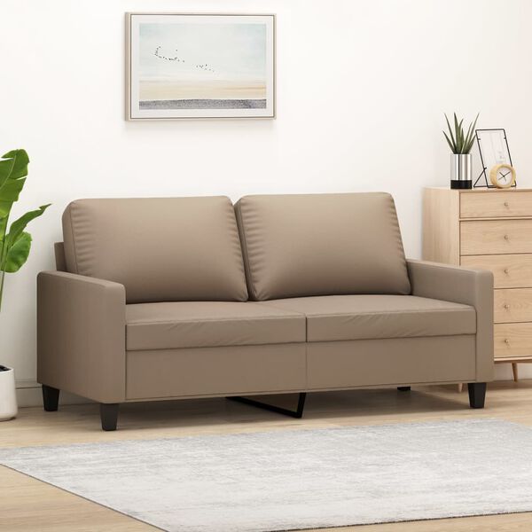 vidaXL 2-seater Sofa Cappuccino