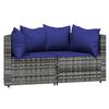 vidaXL Patio Lounge Set Grey