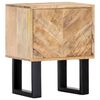 vidaXL Bedside Cabinet Mango wood brown Solid mango wood 15.7x11.8x19.7 in