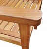 vidaXL Outdoor Table And Chair Brown Solid acacia wood Standard Durable