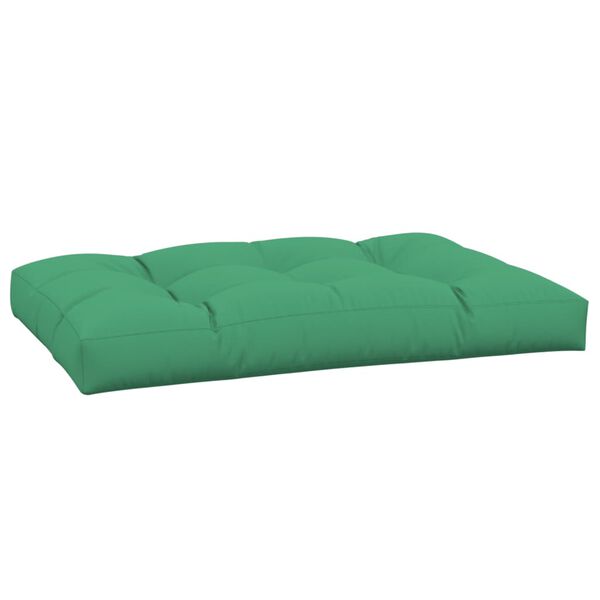vidaXL Pallet Cushion Green 47.2"x31.5"x4.7" Fabric