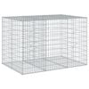 vidaXL Gabion Basket Silver Galvanized iron wire Large Durable