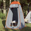vidaXL Privacy Tent Gray and Orange Pop-up Waterproof