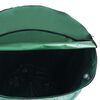 vidaXL Rain Water Tank Dark Green PVC Large Collapsible
